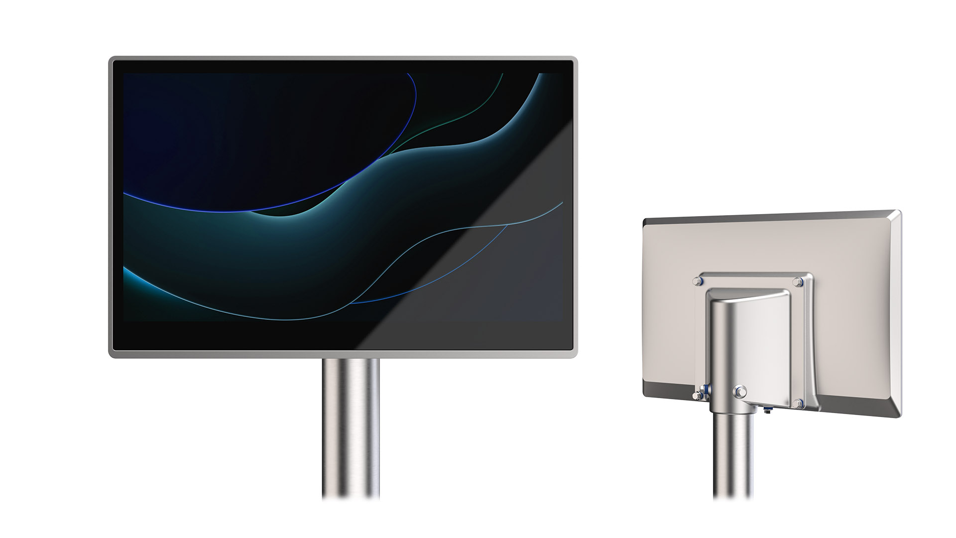 Industrie-Monitor für den Hygienebereich - Industrial Design / Mechanical Design für Ads-Tec